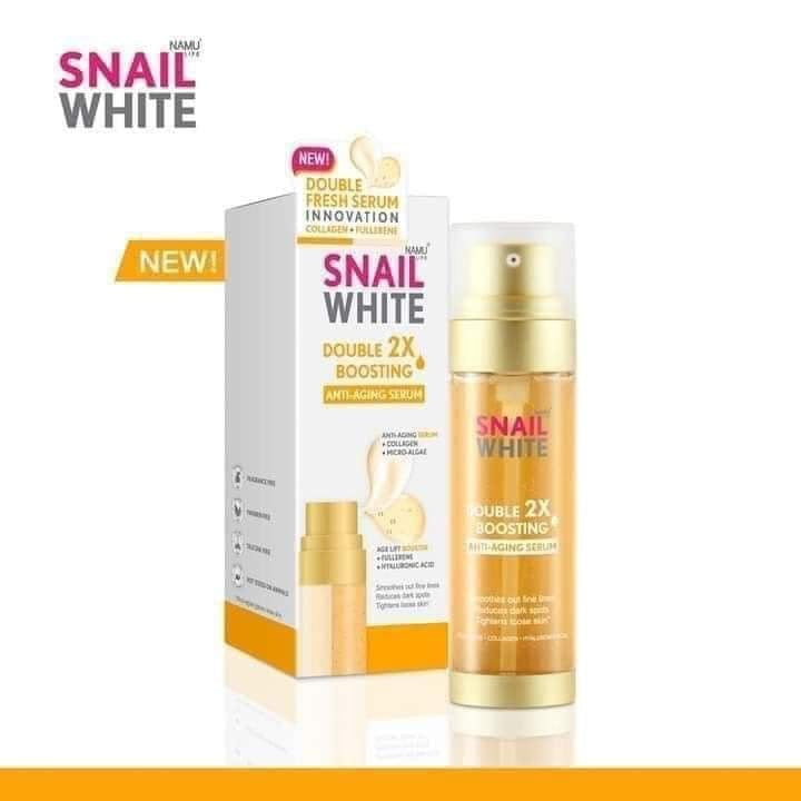 Snail White Double Boosting Anti-aging Serum