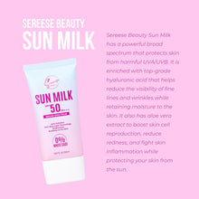 Load image into Gallery viewer, Sereese Beauty Sun Milk SPF 50 Broad Spectrum 50ml
