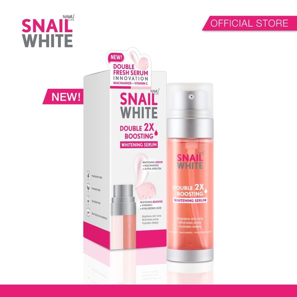 Snail White Double Boosting Whitening Serum