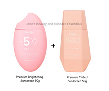 Load image into Gallery viewer, Fairy Skin Premium Brightening Sunscreen + Tinted Sunscreen
