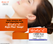 Load image into Gallery viewer, Gluta-C with kojic plus Whitening soap (60G)

