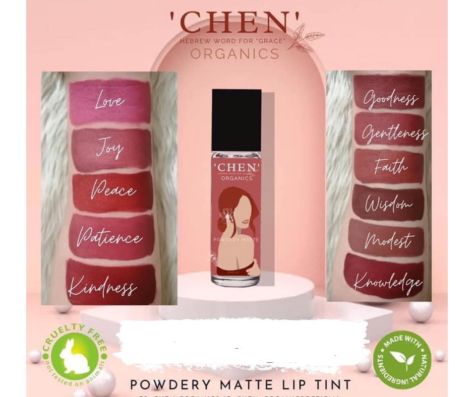 Lip And Cheek Tint Powdery Matte (Matte Finish 10ML) - All Made With Natural ingredients