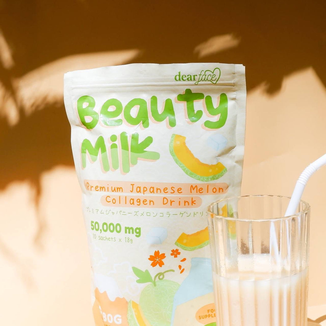 Beauty Milk Premium Japanese Melon Collagen Drink || 10sachet