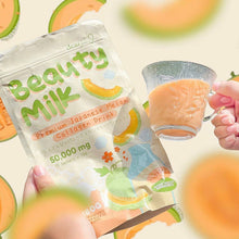 Load image into Gallery viewer, Beauty Milk Premium Japanese Melon Collagen Drink || 10sachet
