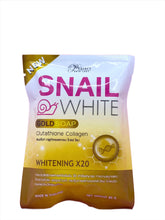 Load image into Gallery viewer, Snail White Gold Soap Whitening X20 (80g) Authentic Thailand
