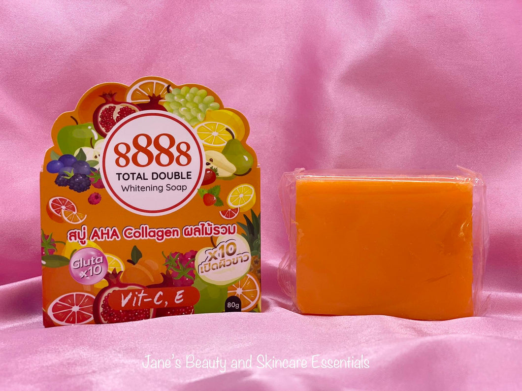 8888 Total Double Whitening Soap 80g || 💯 Authentic Thailand