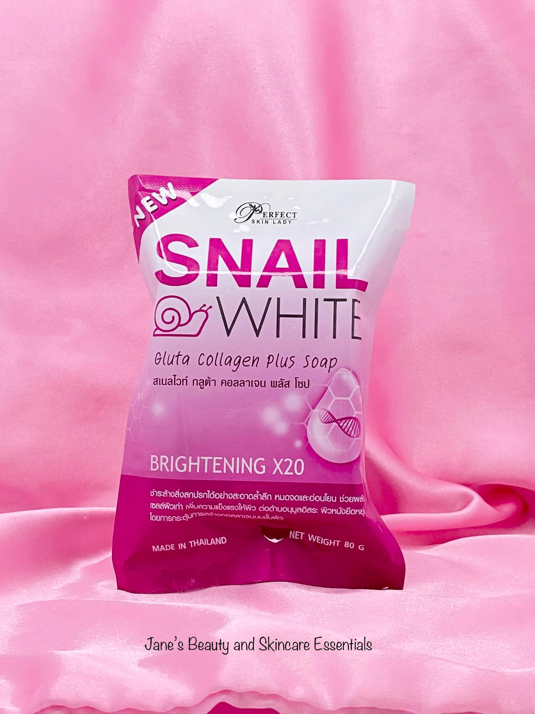 Snail White GIuta Collagen Plus Soap 80g Brightening x20 Authentic Thailand