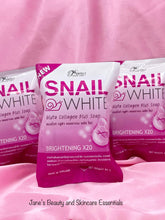 Load image into Gallery viewer, Snail White GIuta Collagen Plus Soap 80g Brightening x20 Authentic Thailand
