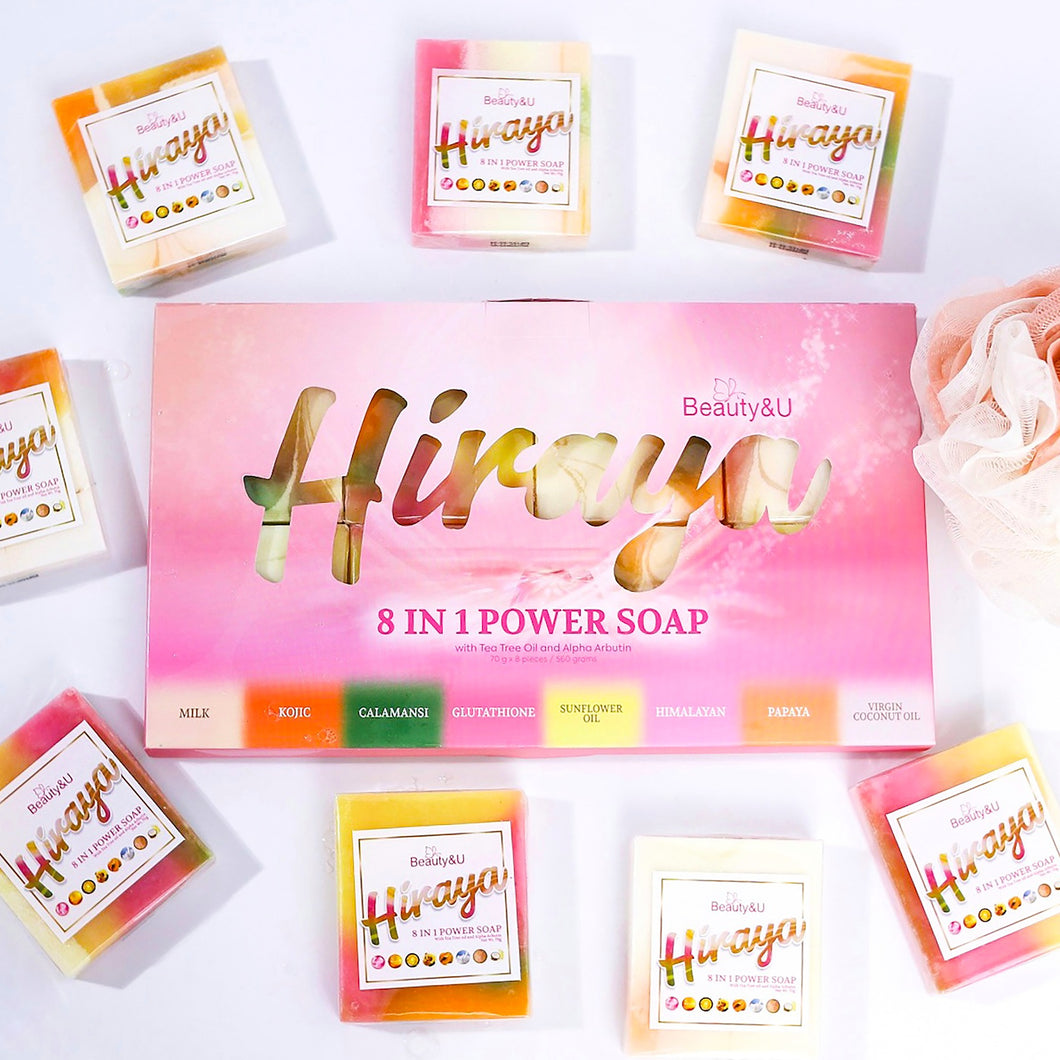 Beauty&U HIraya 8 in 1 Power Soap ( 70gx8 )