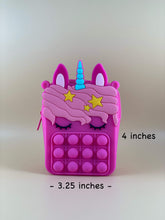 Load image into Gallery viewer, Pink Unicorn Fidget Mini Bag || Sling Bag with adjustable Strap
