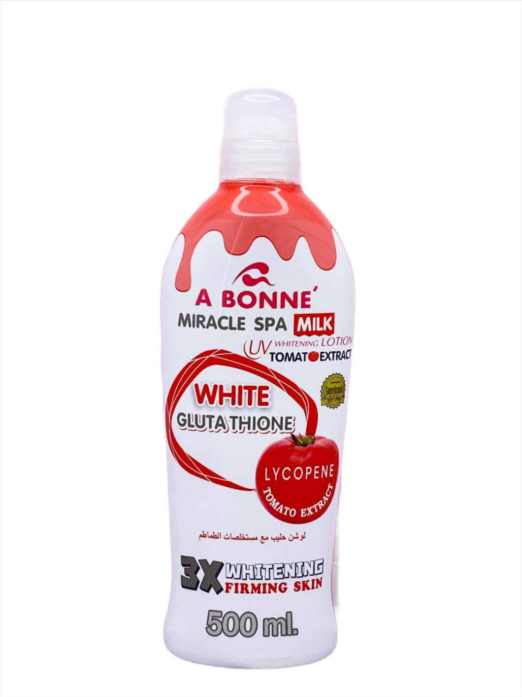 A Bonne Miracle Spa Milk (UV Whitening Lotion) 500 ml Authentic Thailand