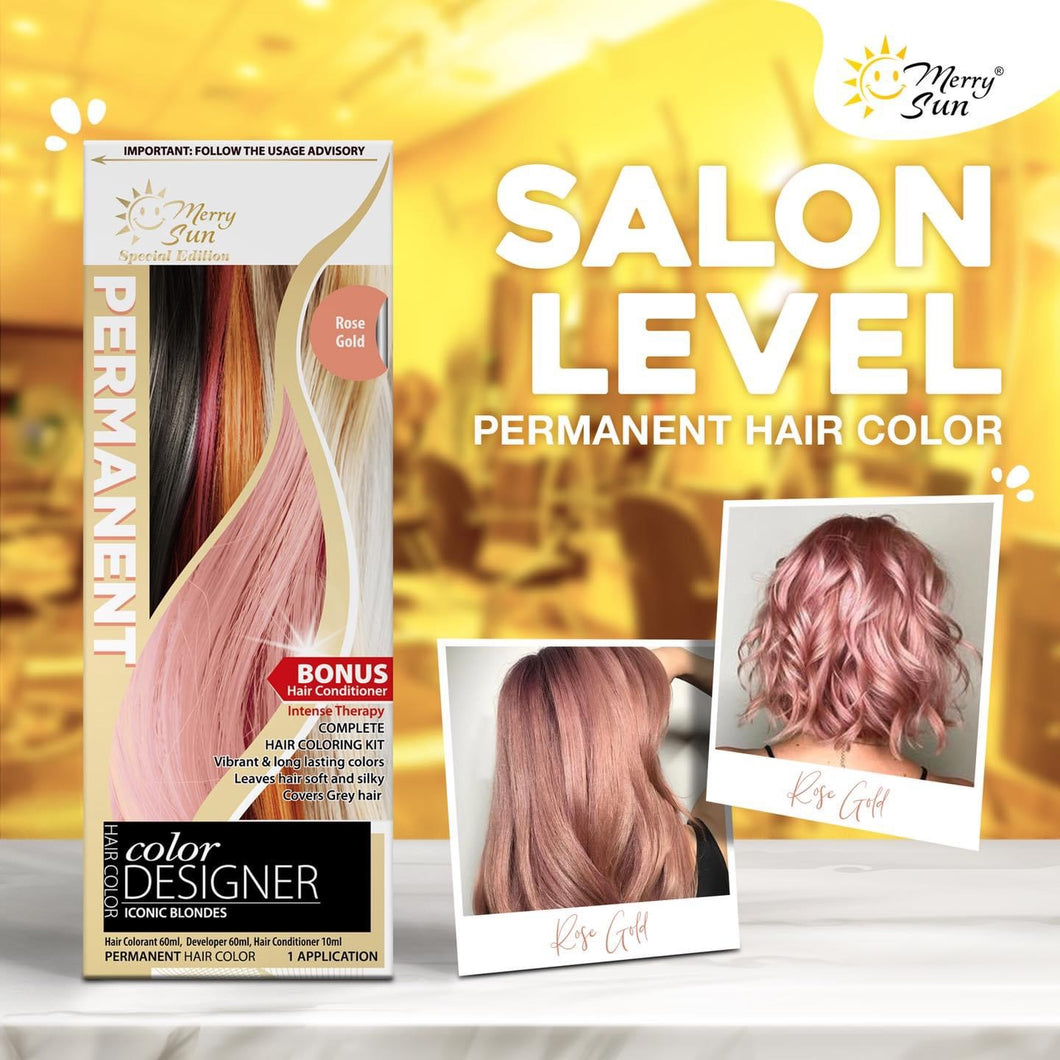 MerrySun Permanent Hair Color - ROSE GOLD