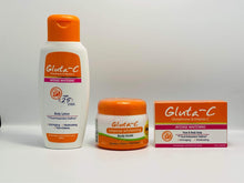 Load image into Gallery viewer, Gluta C intense whitening lotion, Scrub, Soap (combo set)
