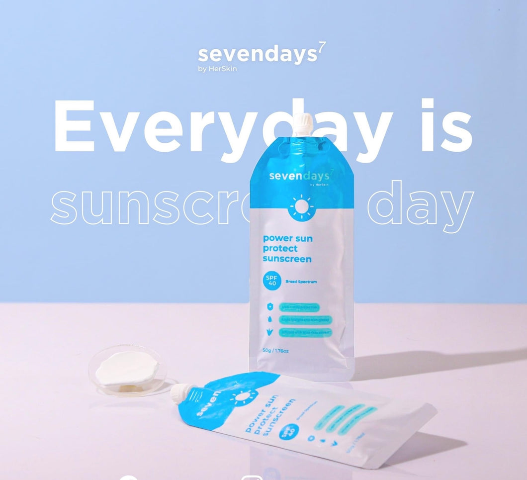 Seven Days Power Sun Protect Sunscreen SPF40 50g