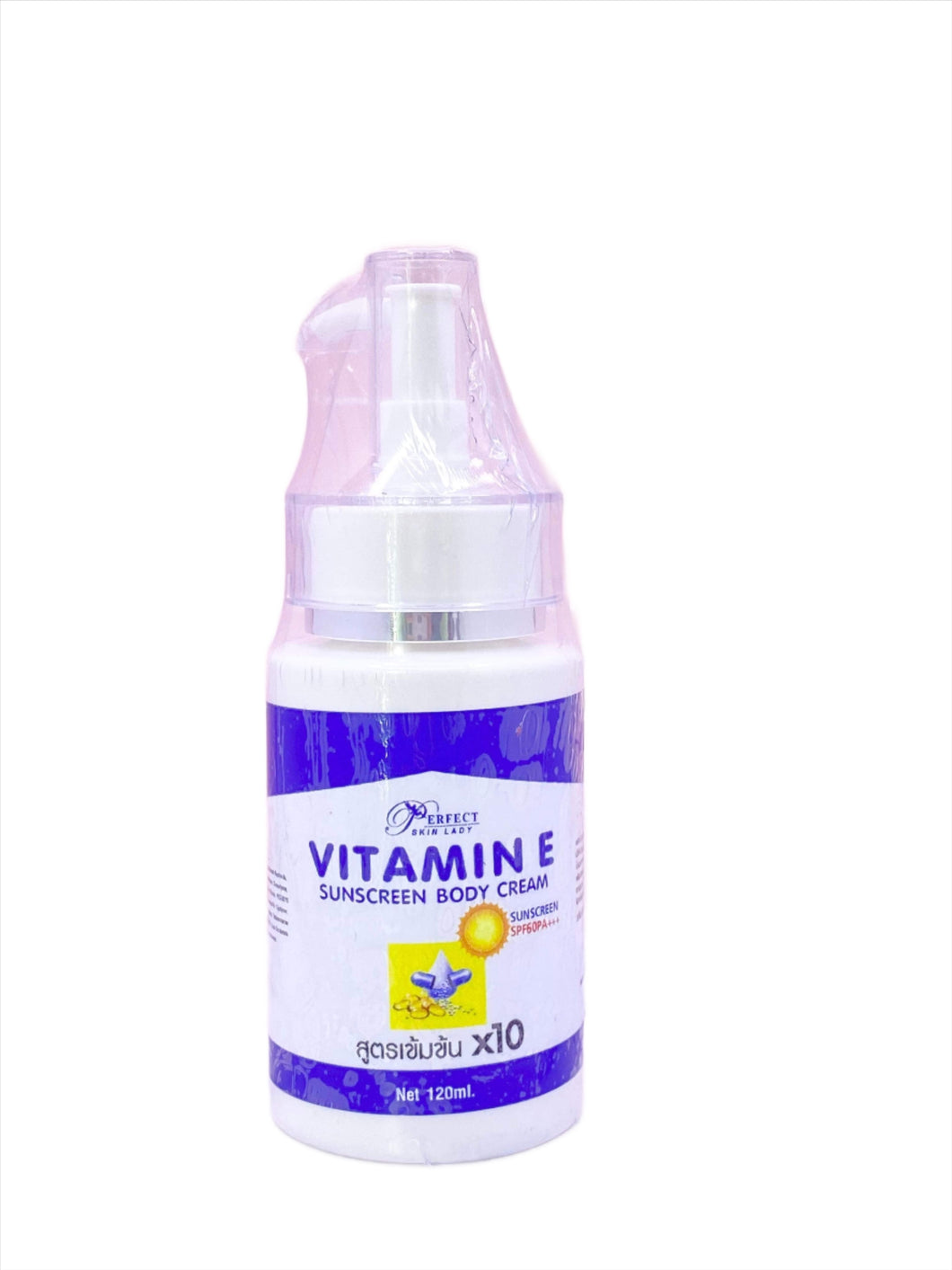 Vitamin E Sunscreen Body Cream SPF60PA+++ 120 ml By Perfect Skin Lady