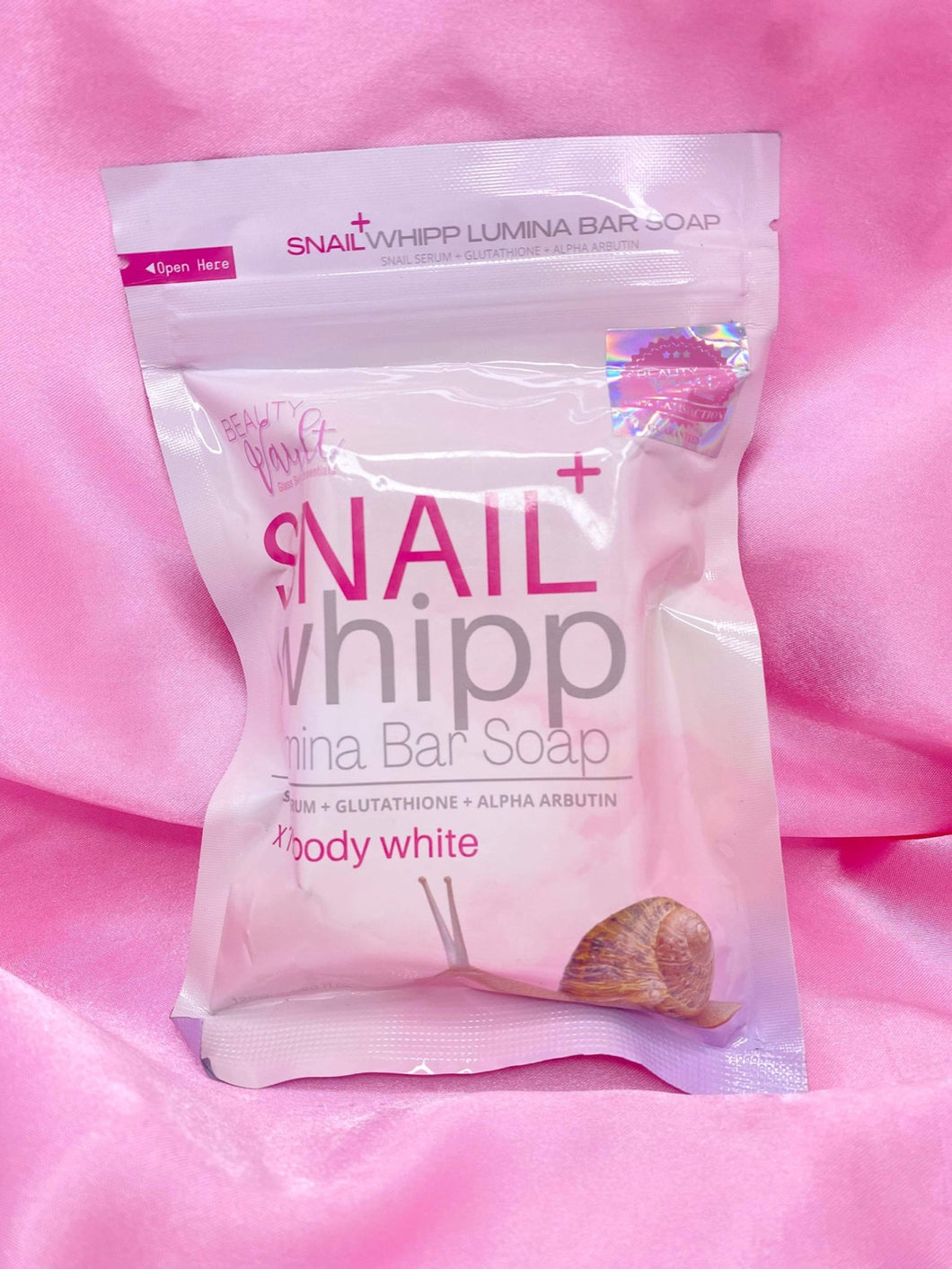 Beauty Vault Snail Whipp Lumina Bar Soap 100g