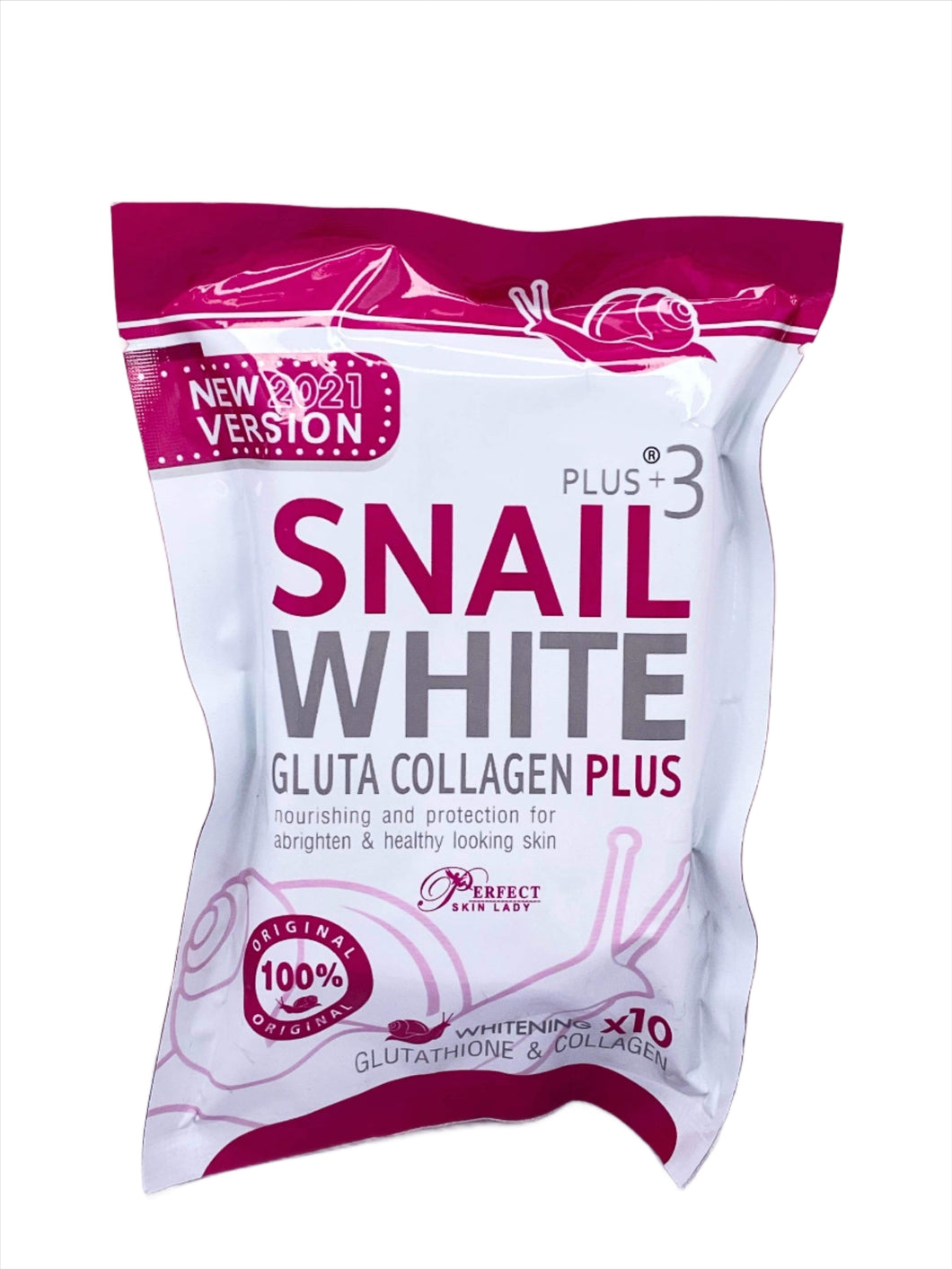 Snail White Gluta Collagen Plus Whitening x10 (80g) Authentic Thailand