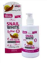 Load image into Gallery viewer, Snail White SPF 60 Collagen Brightening Lotion 300 ml
